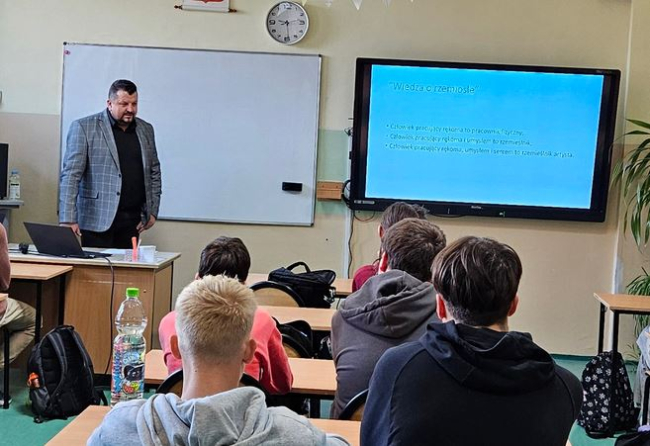 Spotkania zawodoznawcze w Szkole Podstawowej w Dankowicach.