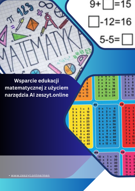 Wsparcie edukacji matematycznej z użyciem narzędzia AI zeszyt.online.